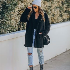 Vici Melbourne Pocketed Teddy Coats